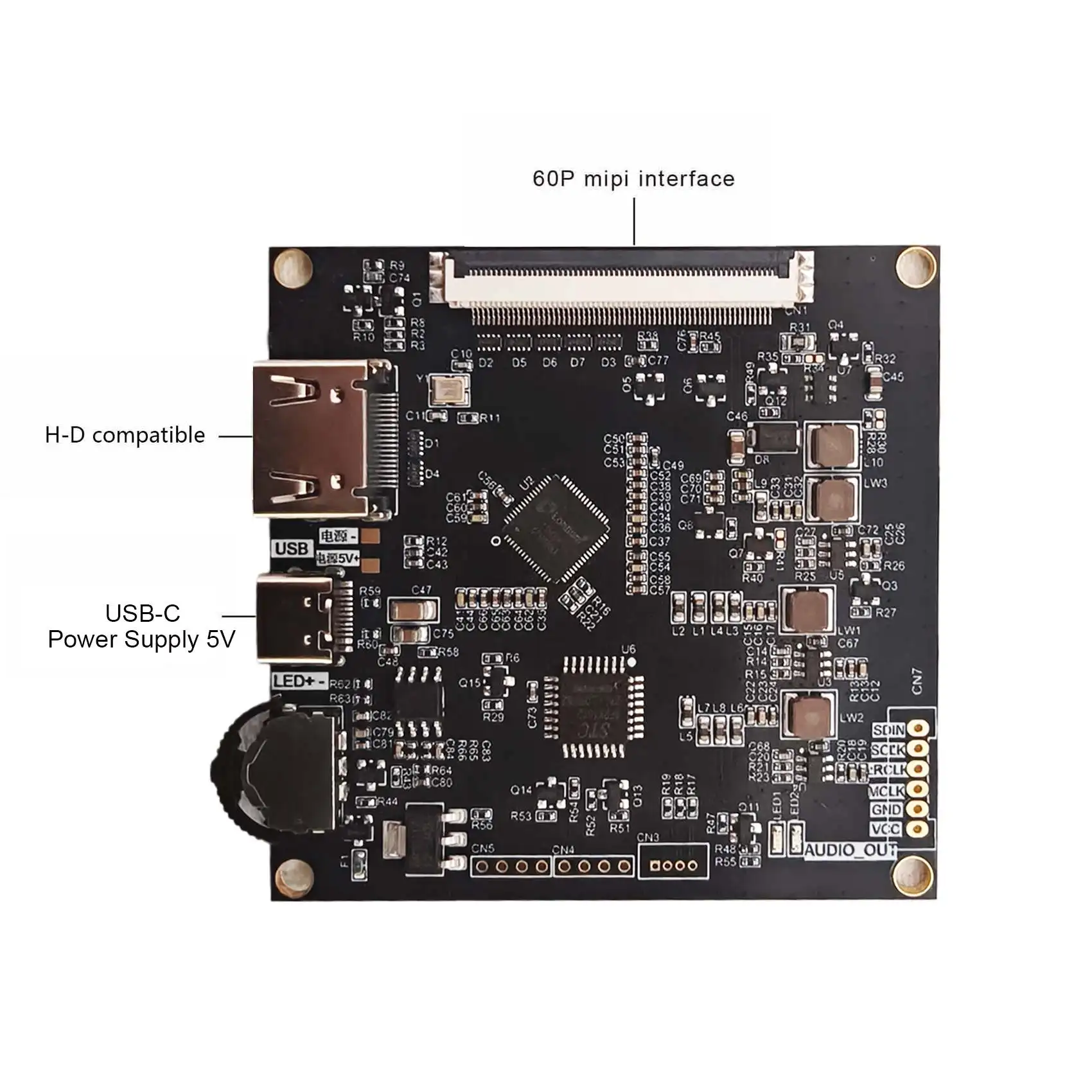7.9인치 VS079L1SX1 1536x2048 IPS LCD 화면(H-D LCD 컨트롤러 보드 포함)