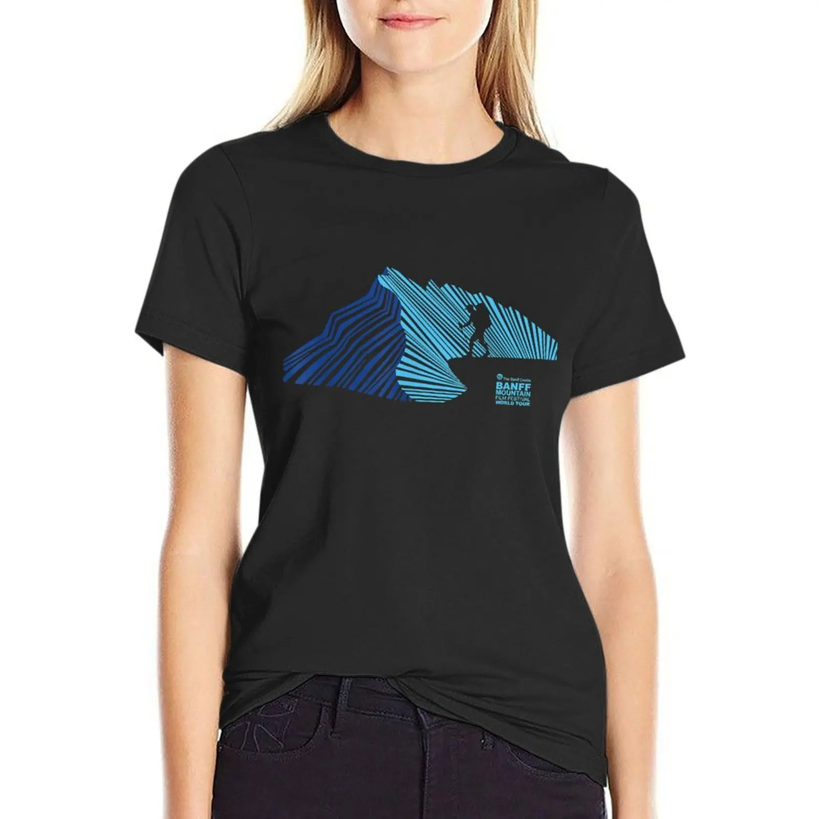 Banff mountain film festival world tour T-Shirt tees quick drying white t-shirt dress for Women sexy