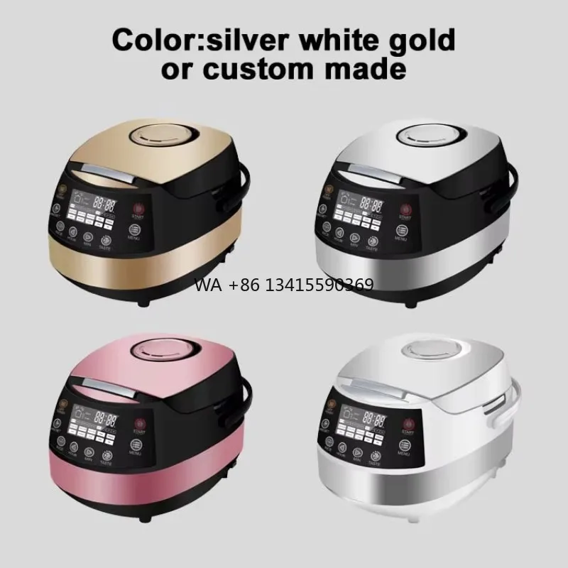 

Multi-Function Electronic Rice Cooker With 2 Compartments, Stew and Cooking Low Sugar and Steam Touch Control