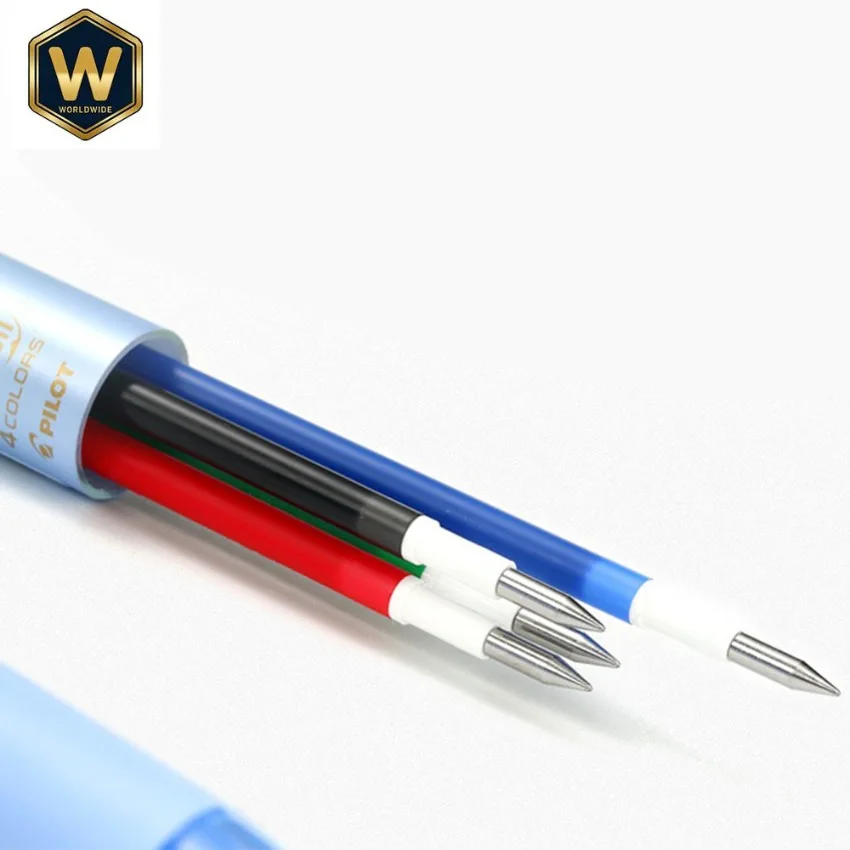 1pcs Japan PILOT LKFB-80EF 0.38mm Friction 4-Color Erasable Press Gel Pen Cute School Office Stationery