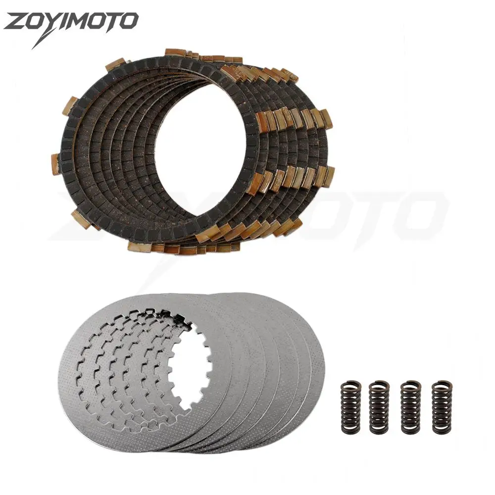 Heavy Duty Motorcycle Clutch Plate Kit Friction Steel Discs Enhanced Springs For Honda Shadow 750 Ace Spirit VT750 VT750C