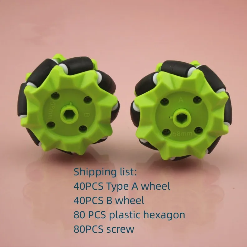 RC torsion car universal wheel mecha combat vehicle DIY intelligent model toy tire McNum wheel stunt car modification