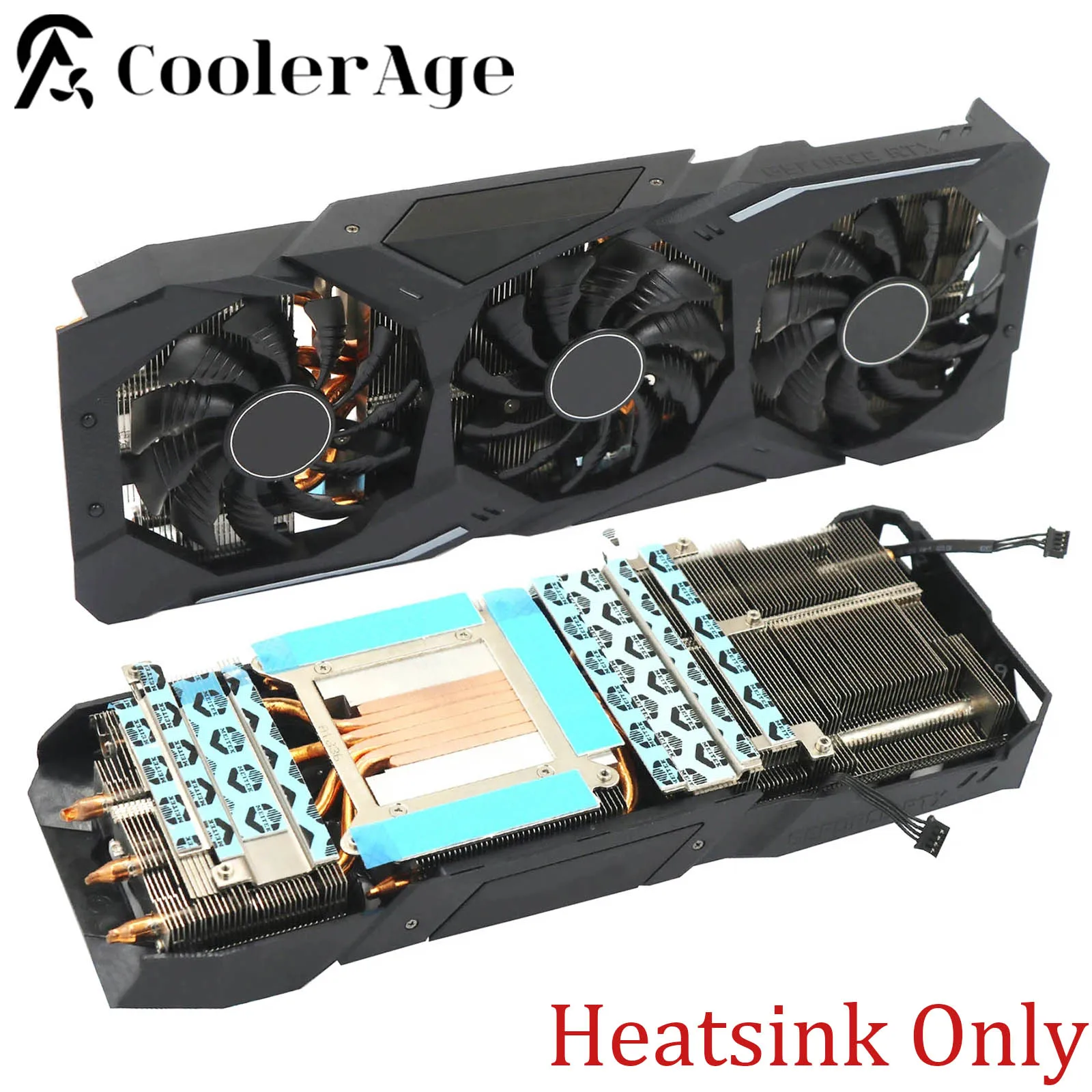 

For Gigabyte GeForce RTX 2080 Ti WF3 Video Card Heatsink New Original RTX2080Ti Replacement Graphics Card GPU Heat Sink