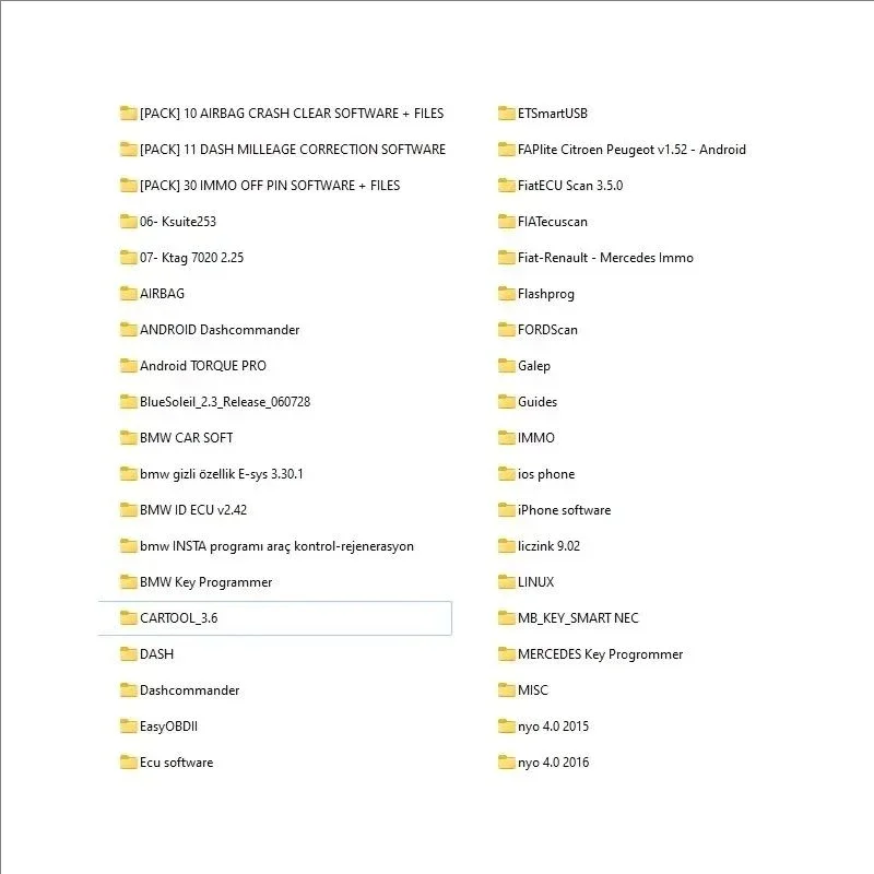 IMMO OFF+DASH + IMMO SOFTWARE 32GB + AIRBAG CRASH CLEAR + MMO OFF SOFTWARES FILE PACKAGE Immo Airbag DASH MILLEAGE CORRECTION