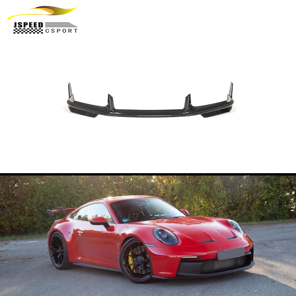 

Pre-preg Carbon 992 Front Bumper Lip Splitter for porche 911 992 Turbo S 2-Door 2019-2020