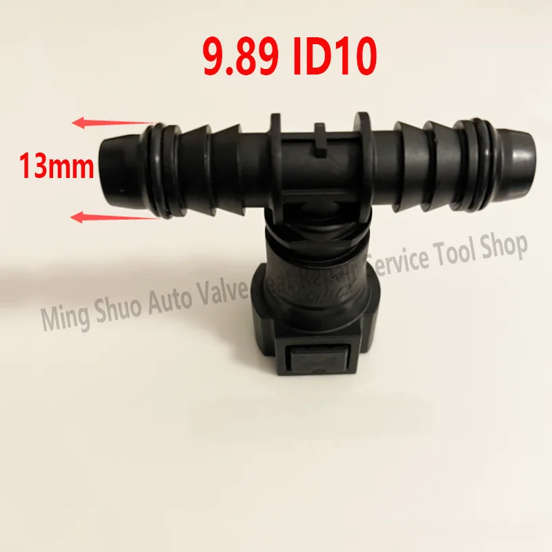 9.89ID10 90 Degree 180 Degree Automotive Fuel Pipeline Quick Connector