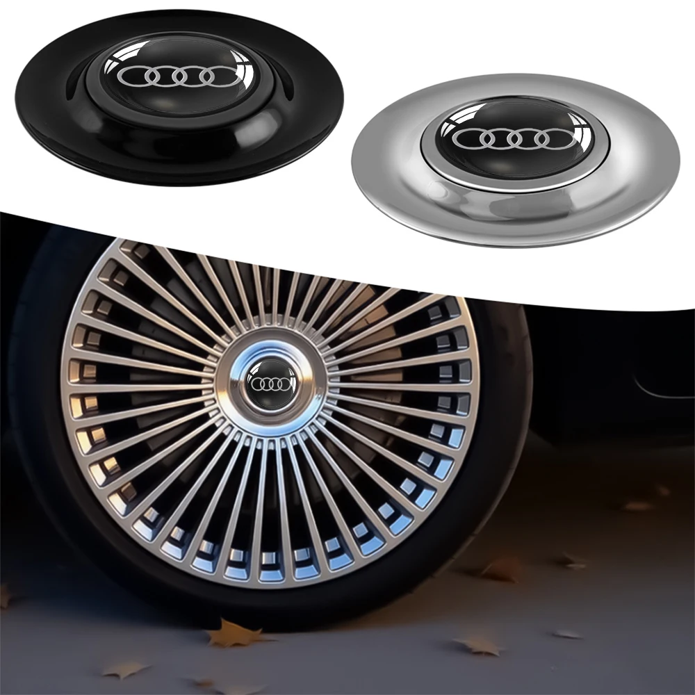 

4PCS 68MM Car Wheel Center Hub Caps Tire Rim Covers Auto Accessories For Audi Q5 Q4 A4 A6 A7 A5 A3 Q3 Q2 A1 A8 TT S1 S3 Q7 SQ5 S