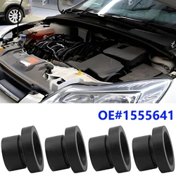 4X Engine Top Cover Buffer Rubber Mount Grommet Bush Bump Stop 1555641 7M5Q6D277AA For Ford Focus MK2 Galaxy C S Max Mondeo MK4