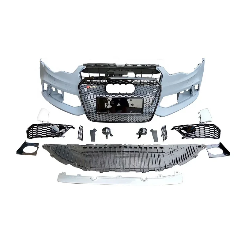 

High quality Auto Body Kit For A6 C7 RS6 Style Front Bumper With grill All Accessory 2012 2013 2014 2015