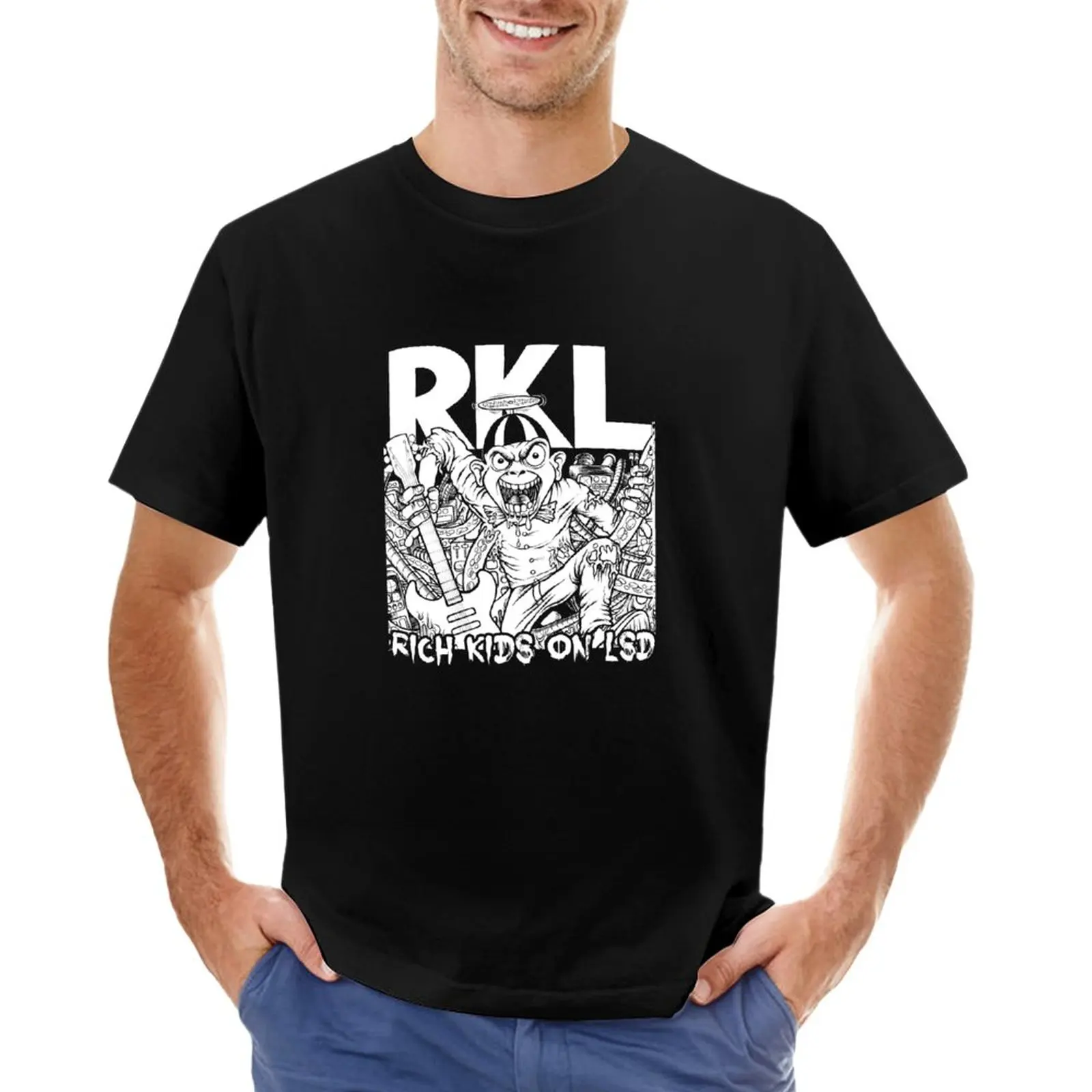 

RKL T-Shirt boys white t shirts blank t shirts t shirts for men cotton