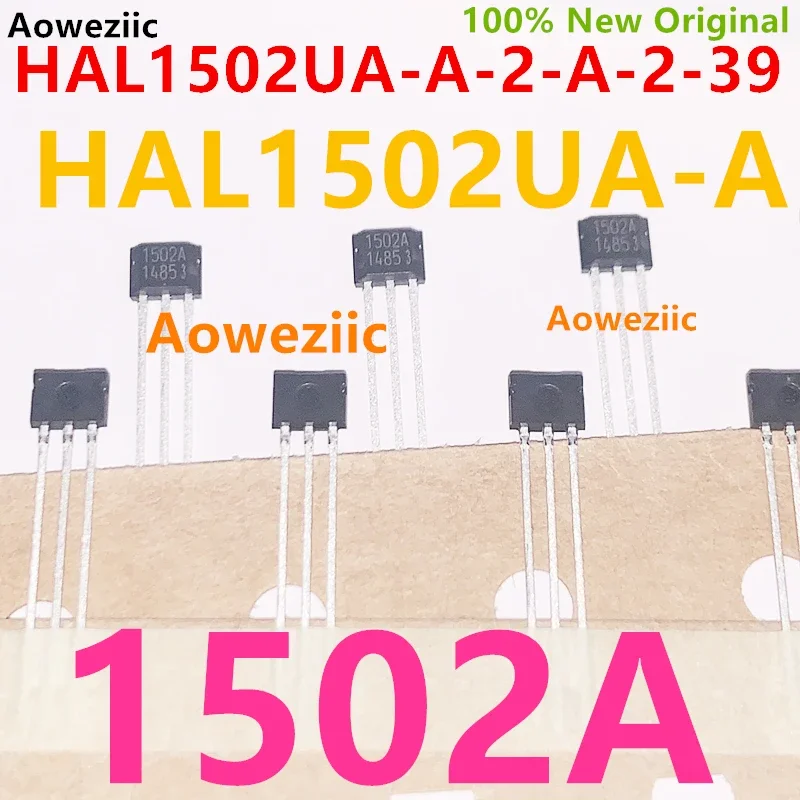 HAL1502UA-A silk screen 1502A TO-92UA digital switch card pin open drain Hall effect