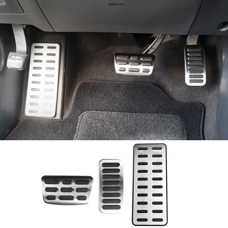 Car Foot Pedal For Kia Seltos Acessories 2022 2021 2020 2019 KX3 AT MT Car Non Slip Gas Brake Foot Rest Pedal Covers  Acessories