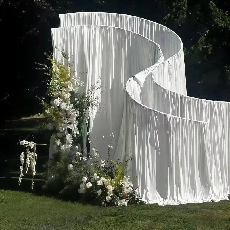 S-shaped metal bracket frame pendant decoration wedding hanging decoration rack for wedding background decoration