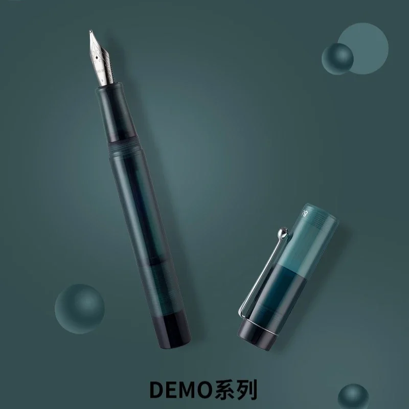 New OPUS 88 Orthodox Demonstrator Fountain Pen Professional JOWO Number 6 Nib Transparent Demo Pen For Calligraphy Practice Gift