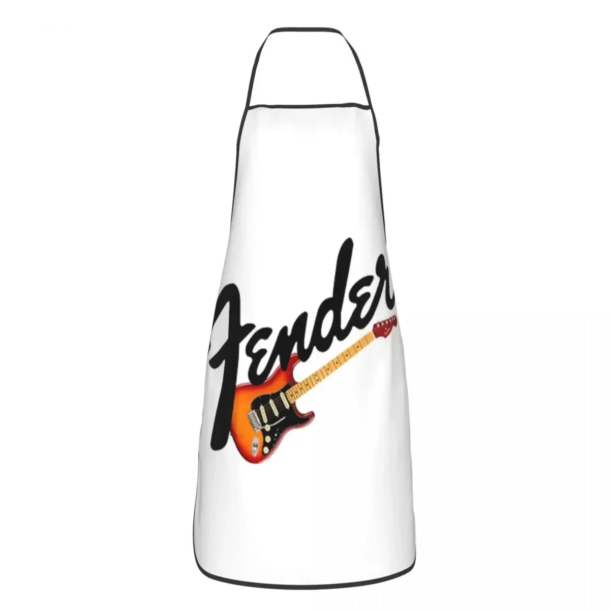 Fender Strat Classic Aprons Chef Cooking Cuisine Tablier Waterproof Bib Kitchen Cleaning Pinafore for Women Men Painting