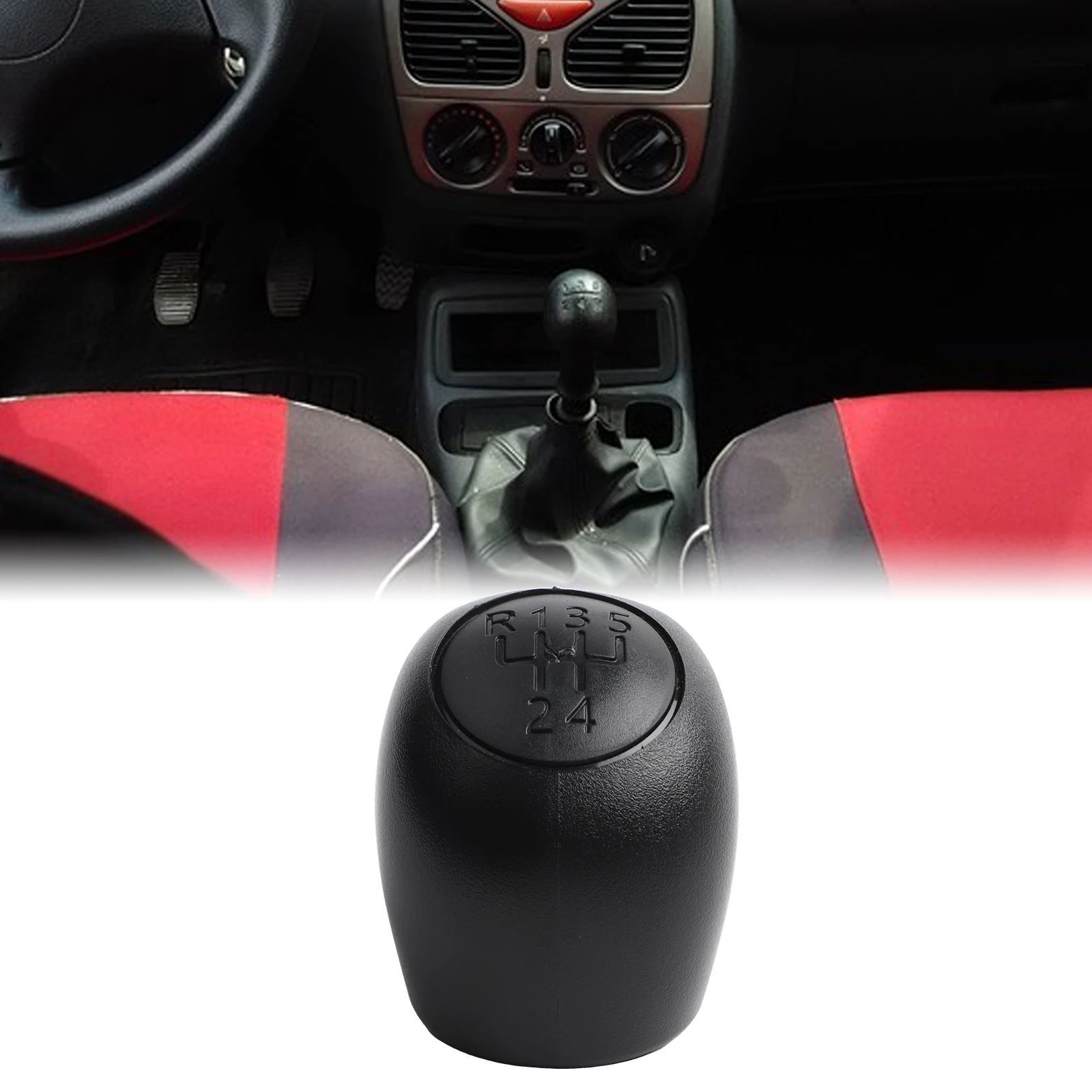 Improve Driving Experience Shift Knob ABS Shift Knob Car Shift Knob Practical Installation Flexible Replacement
