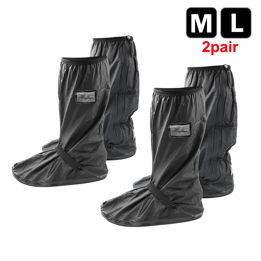 Wiederverwendbare Motorrad-Roller-Dirt-Bike-Regenschuh-Abdeckung, rutschfeste Stiefelüberzüge, Unisex-Fahrradschuh-Schutz für regnerischen, verschneite Tage