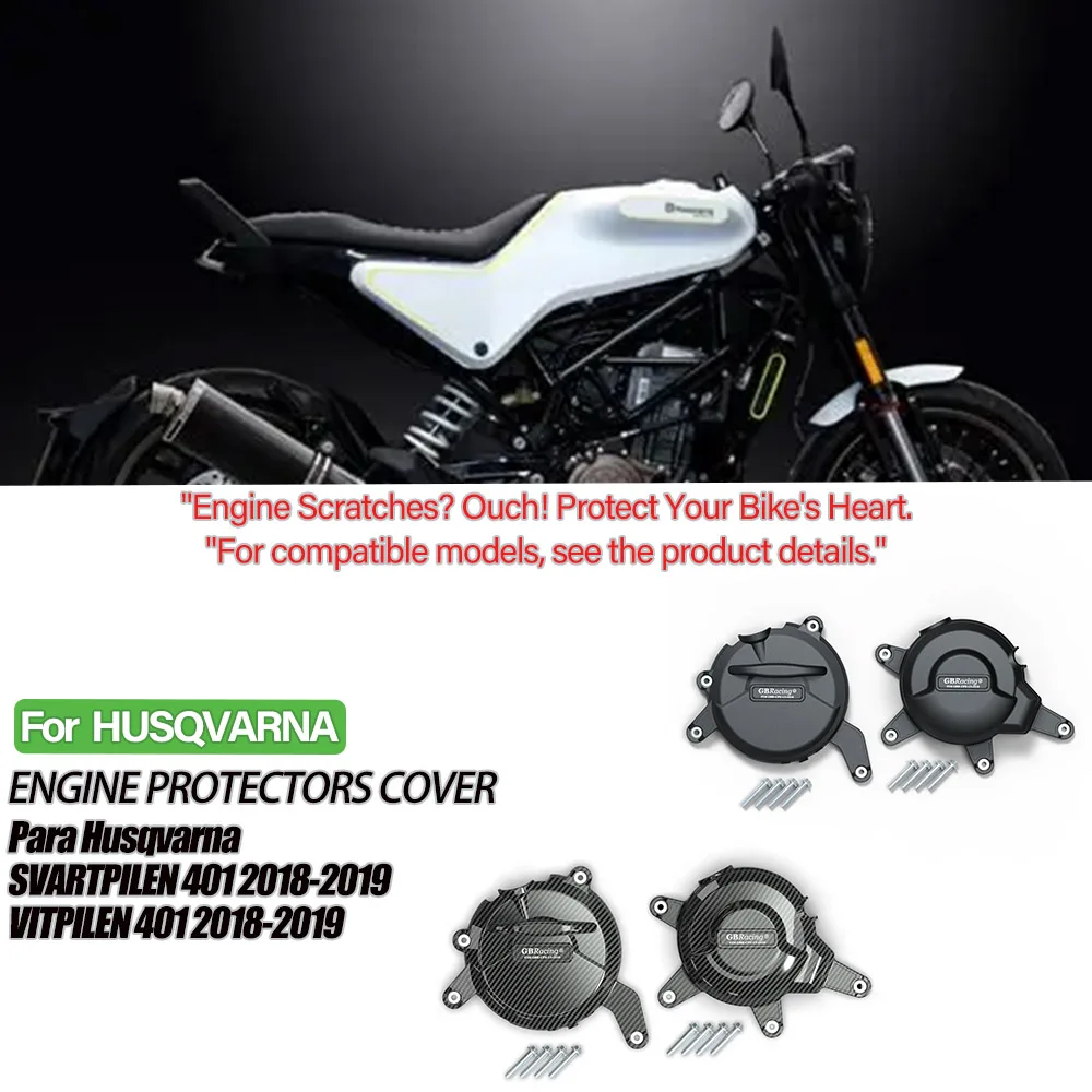 

Cubierta de protección del motor para Husqvarna SVARTPILEN 401 2018-2019 VITPILEN 401 2018-2019