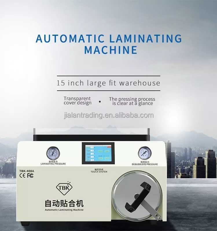 TBK-408A 15 pouces tout en un LCD Machine de stratification LCD verre OCA écran tactile plastifieuse pour IPhone IPad réparation Mobile