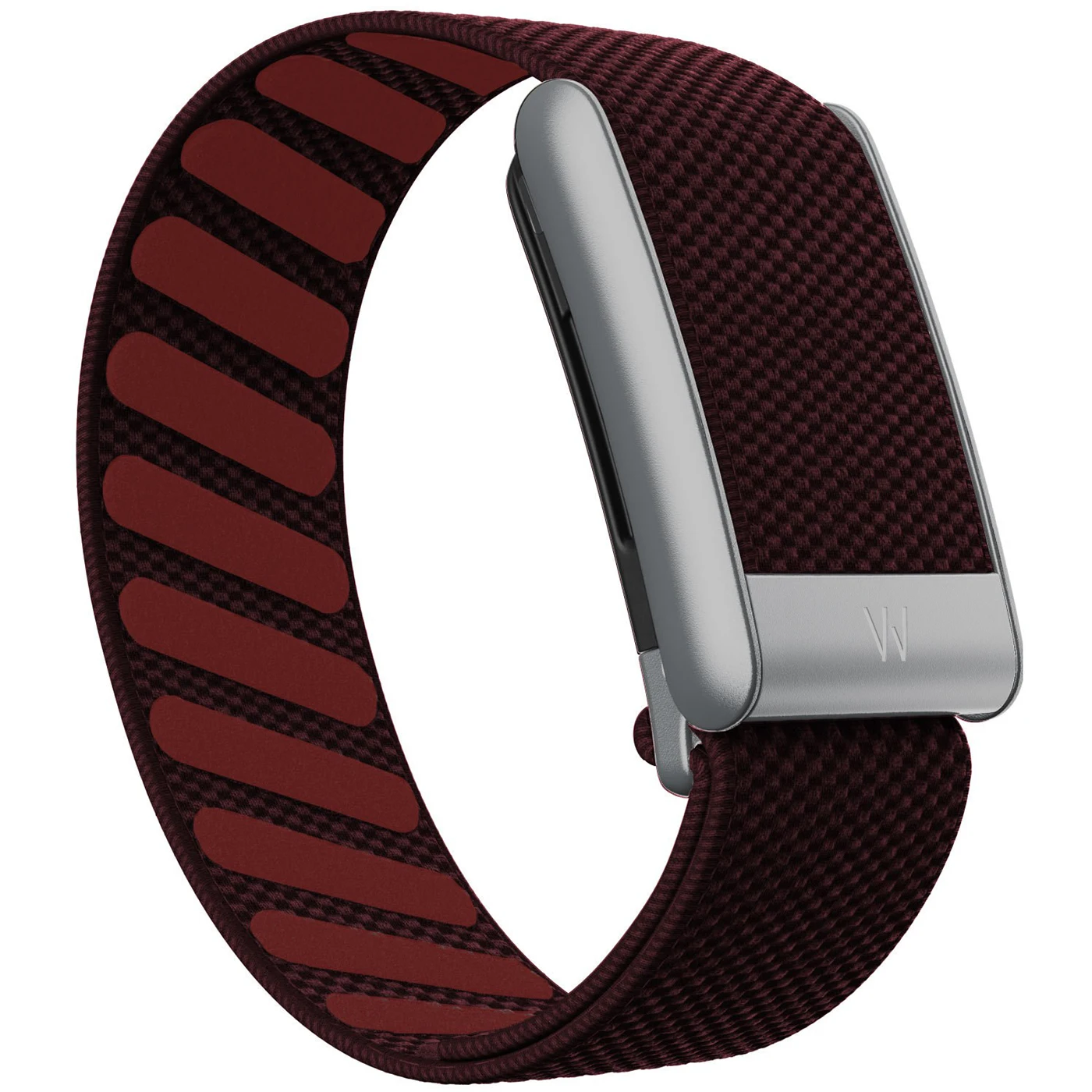 Für Whoop 5.0 Mg Armbänder mit W-Logo, Nylon Gewebtes Elastisches Whoop Sport-Ersatzarmband in Matt Schwarz, Silber, Gold