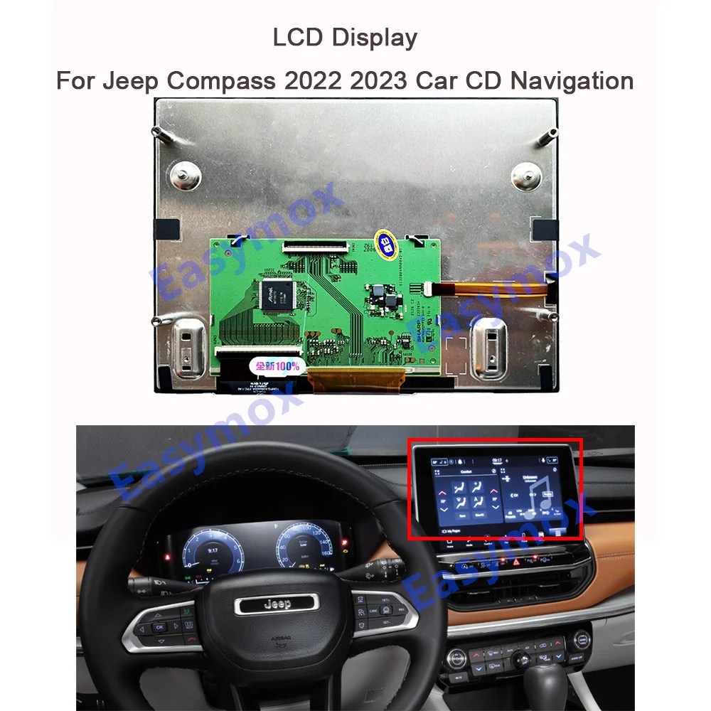 8.4 Inch LCD Display SCREEN For Jeep Compass 2022 2023 Car CD Navigation Radio Multimedia Screen