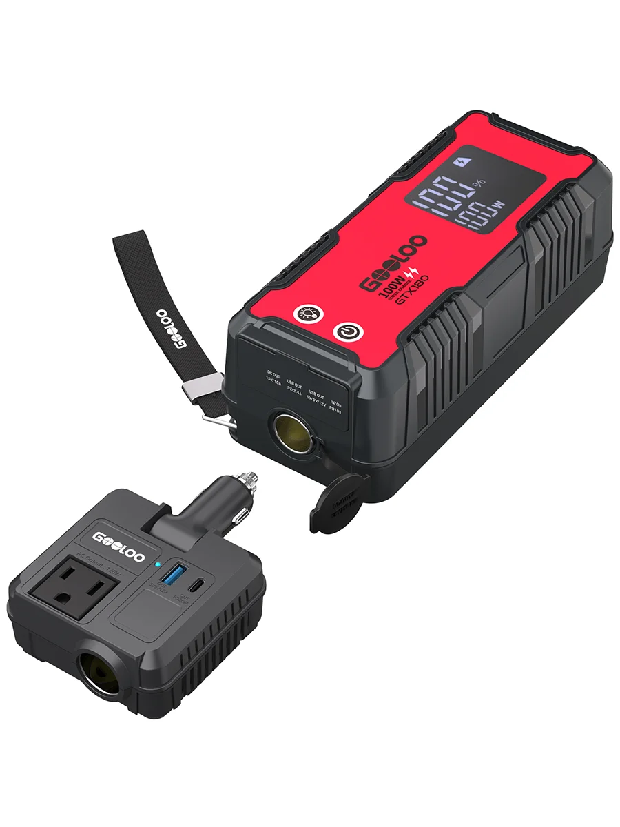 

GOOLOO GTX180 180 Втч Портативная электростанция 50000 мАч Power Bank Солнечный генератор, USB мини-генератор Портативный светодиодный фонарик