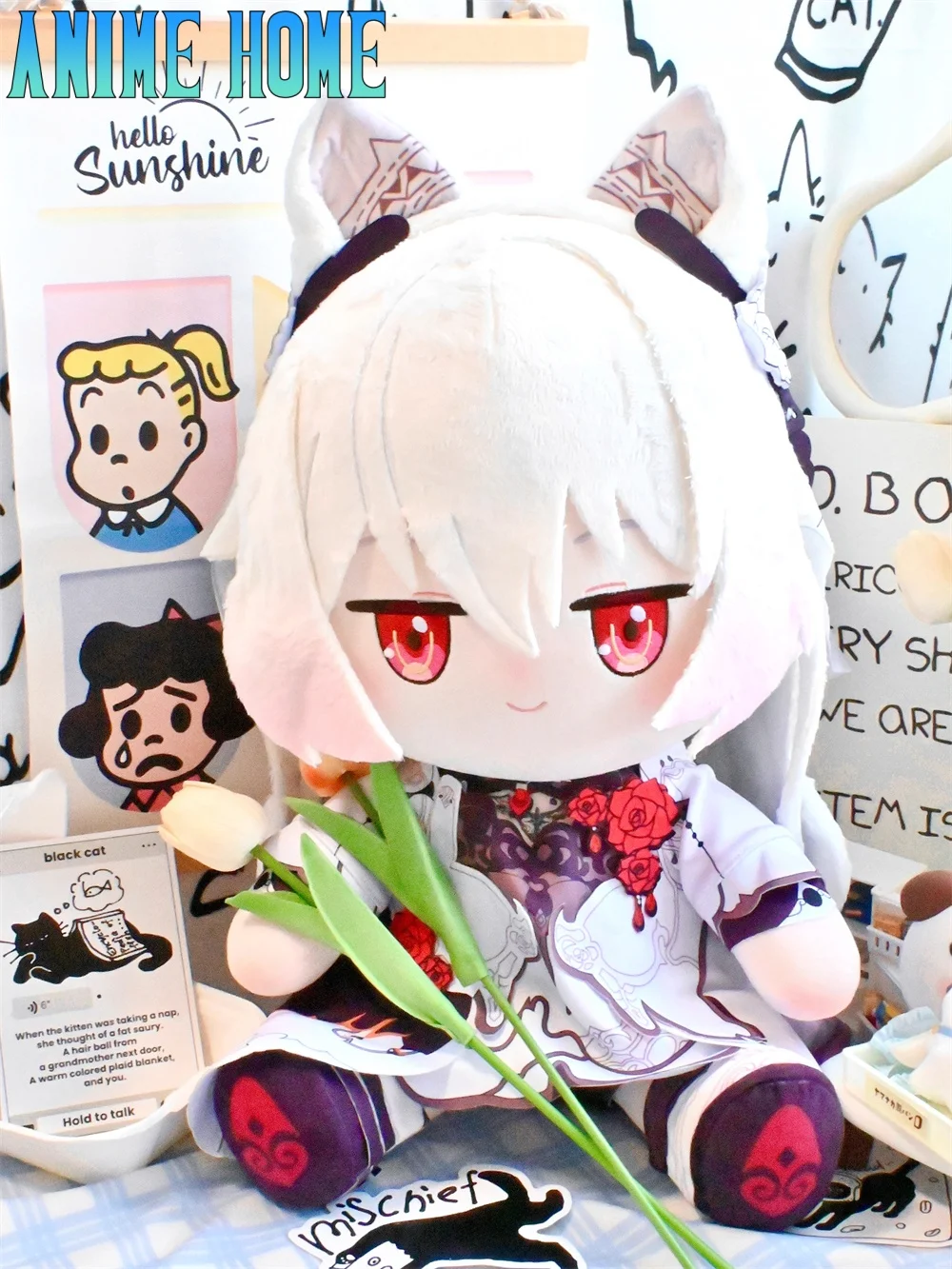 Plushie Honkai Impact 3rd Theresa Apocalypse 40cm Doll Toy Sitting Body Clothes Costume Dress Up Game Cosplay