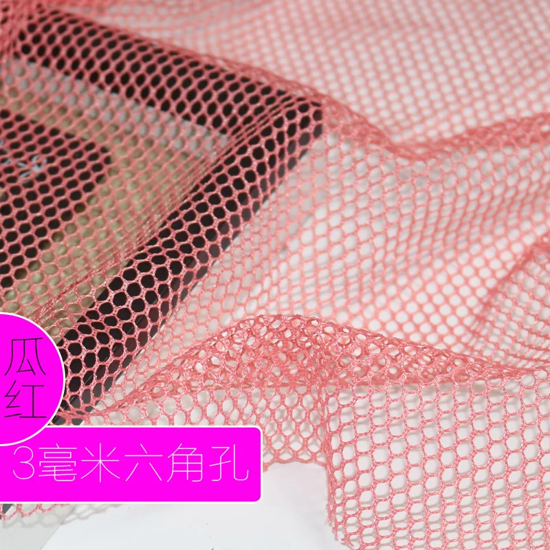 Hexagonal hole Net Fabric Honeycomb Mesh Fabric Multifunction For Cushions Pillow Car Cushion Knit Lining Apparel Cloth