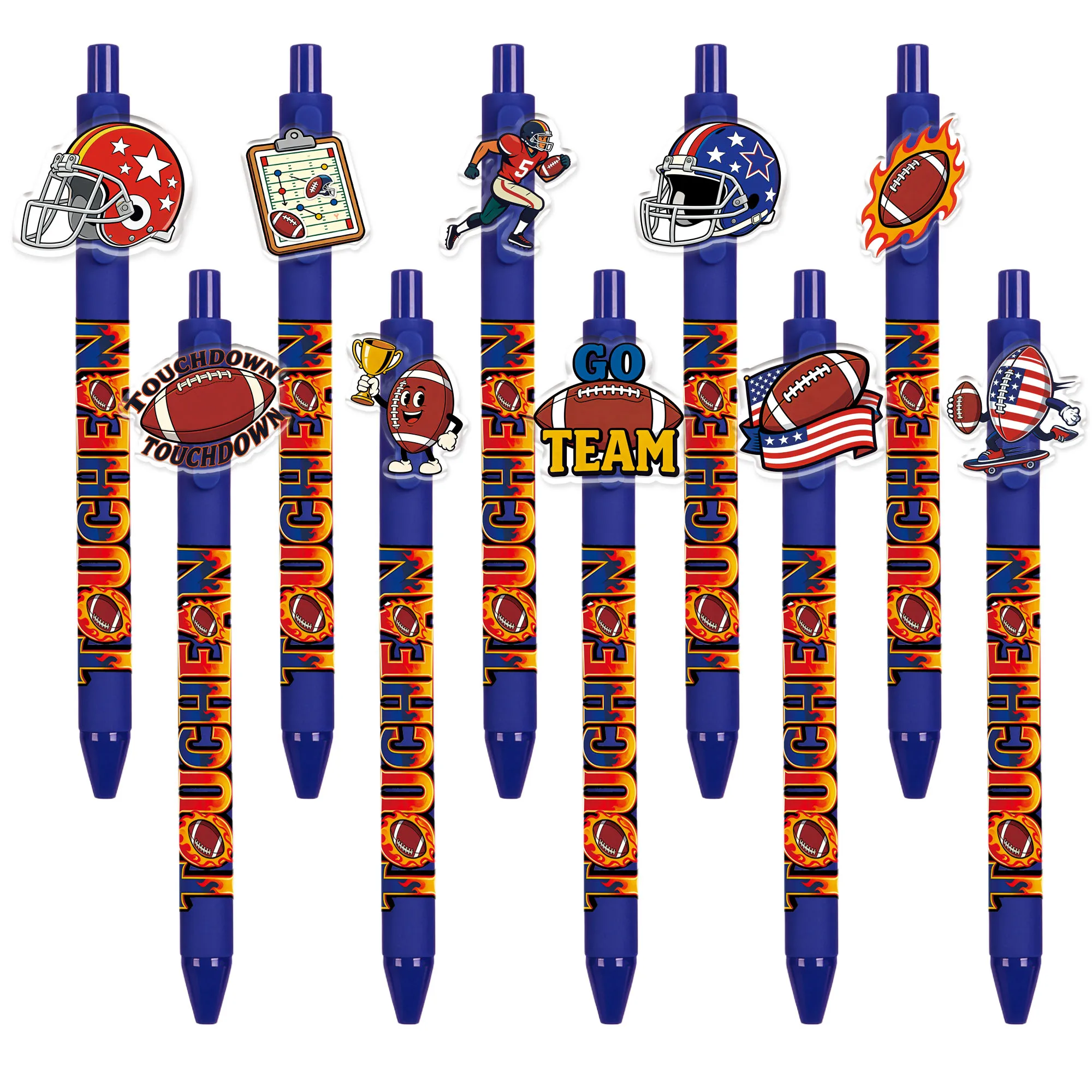 

10 pieces / 20 pieces of sports football-themed ballpoint pens - fans' office writing signature pens