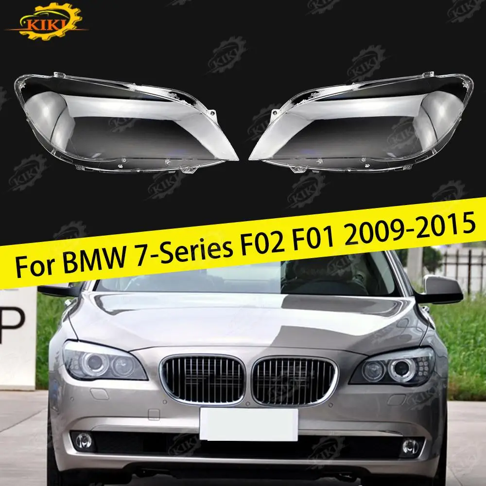 

Clear Cover For BMW 7-Series F02 F01 2009-2015 Pair Car Front Headlight Lens