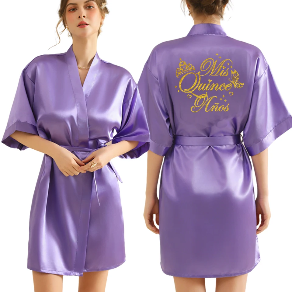 Elegant Quinceañera Celebration Gown Girls 15th Anniversary Robe Mis Quince Años Bathrobe for Birthday Party
