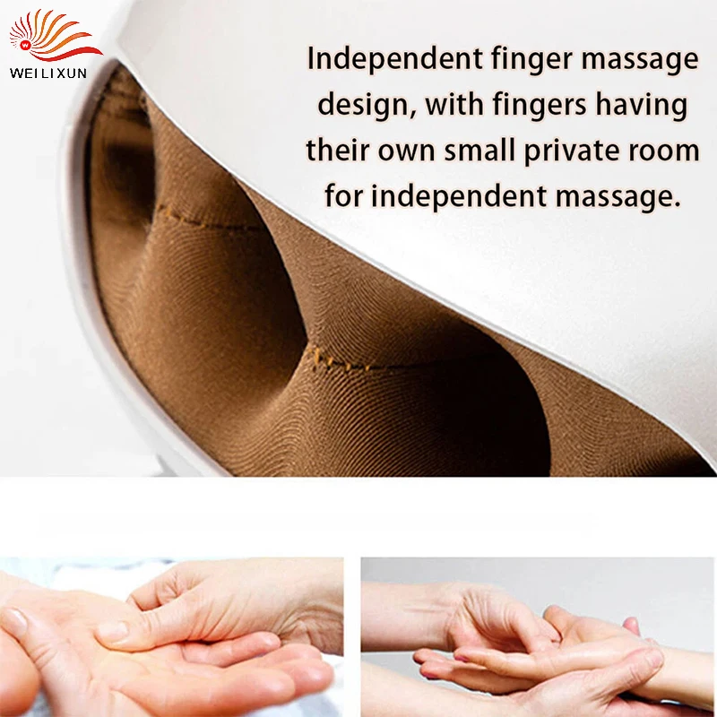 Traitements de Relaxation beauté Premium Massage des mains pneumatique masseur de mains sans fil pression d'air compresse chaude outil d'acupression