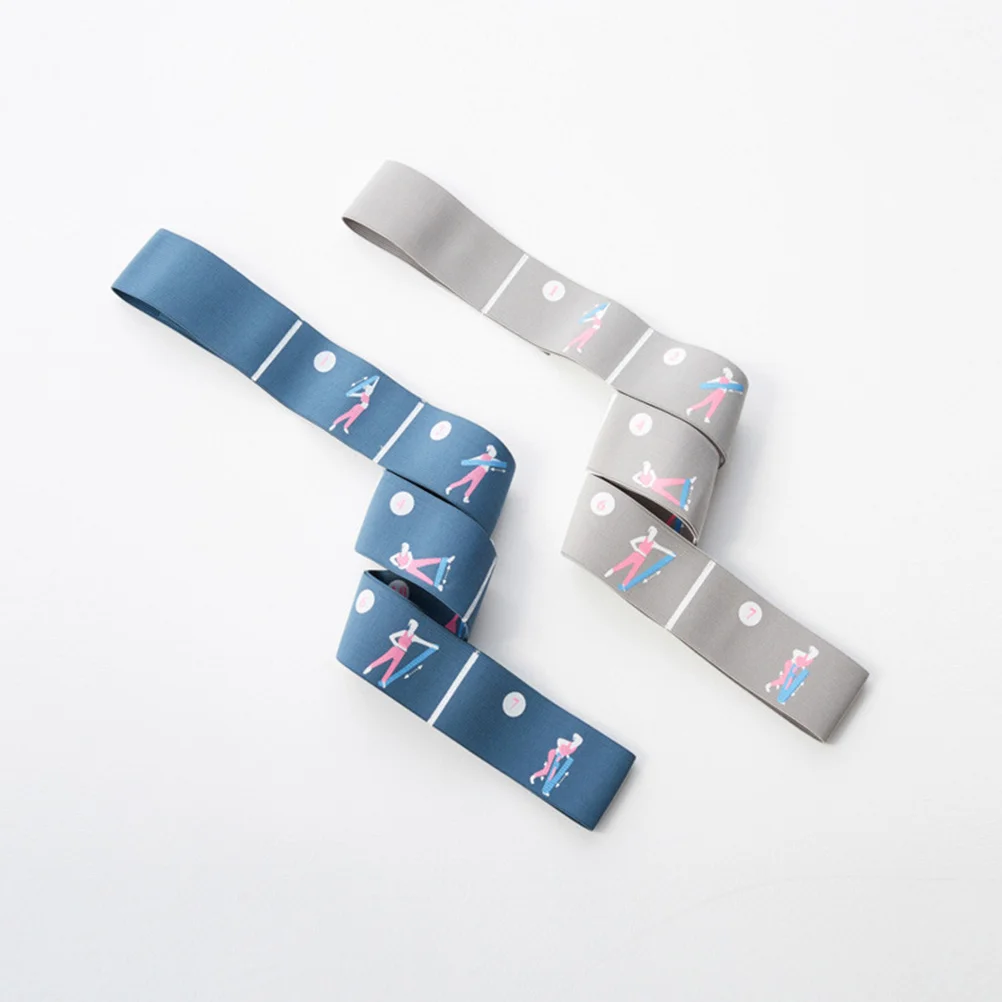 

Adjustable Blue Yoga Strap Yoga Belt for Stretching Flexibility Training Stretch Band Resistance Loop Exercise Band