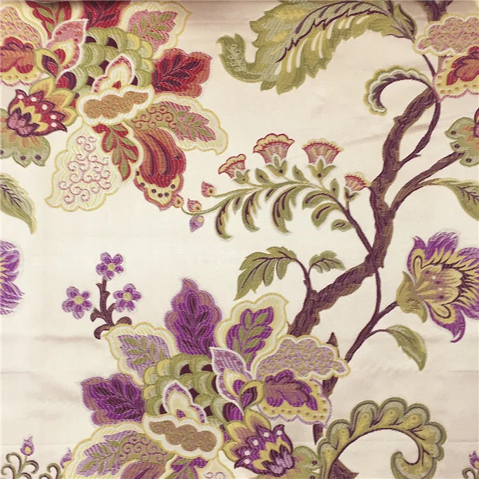 

High Precision Embroidered Color Woven Fabric Classic American Sle Curtain Sofa Dining Chair Barest Home Soft Pa Decor