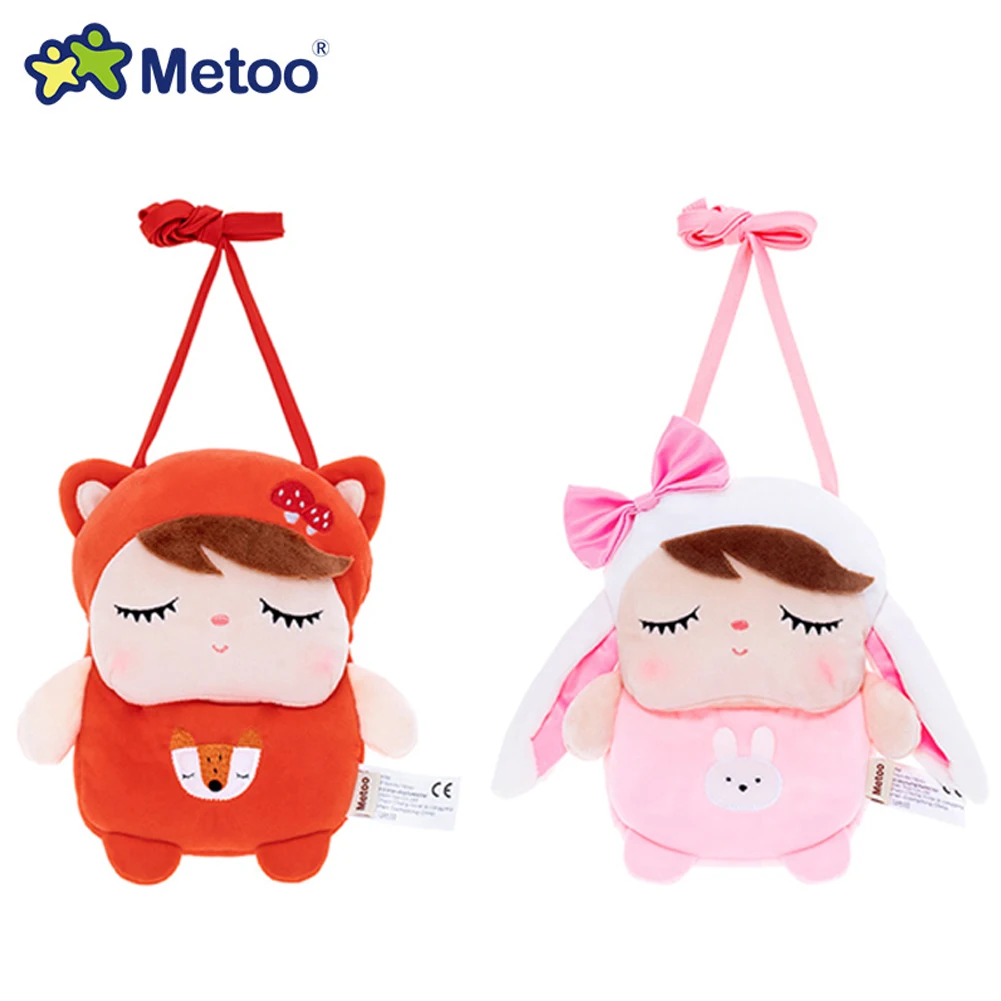 Metoo Forest Angela Plush Sling Bag Cute Plush Phone Bag Girls peluche Mini Bag monete borsa regali di compleanno borsa a tracolla