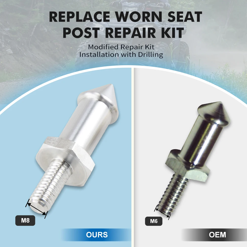 Goupille de verrouillage de siège pour Polaris ATV, pour Polaris Sportsman 570 500 800 850 XP 1000 Hawkeye300 Quad, accessoires