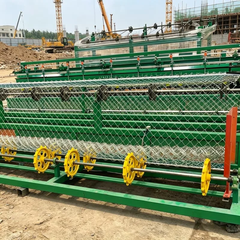 Wire Fence Making Machine Chain Link Mesh Equipment Customized for Industrial Area Fencing with Smooth Output