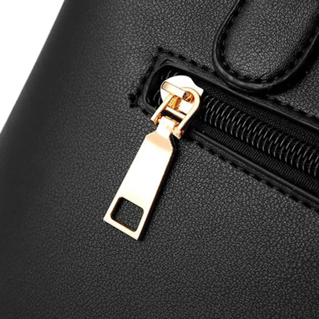 Multifunctional PU Leather Shoulder Bag Women Girls Messenger Tote Satchel Purse for Shopping Travel