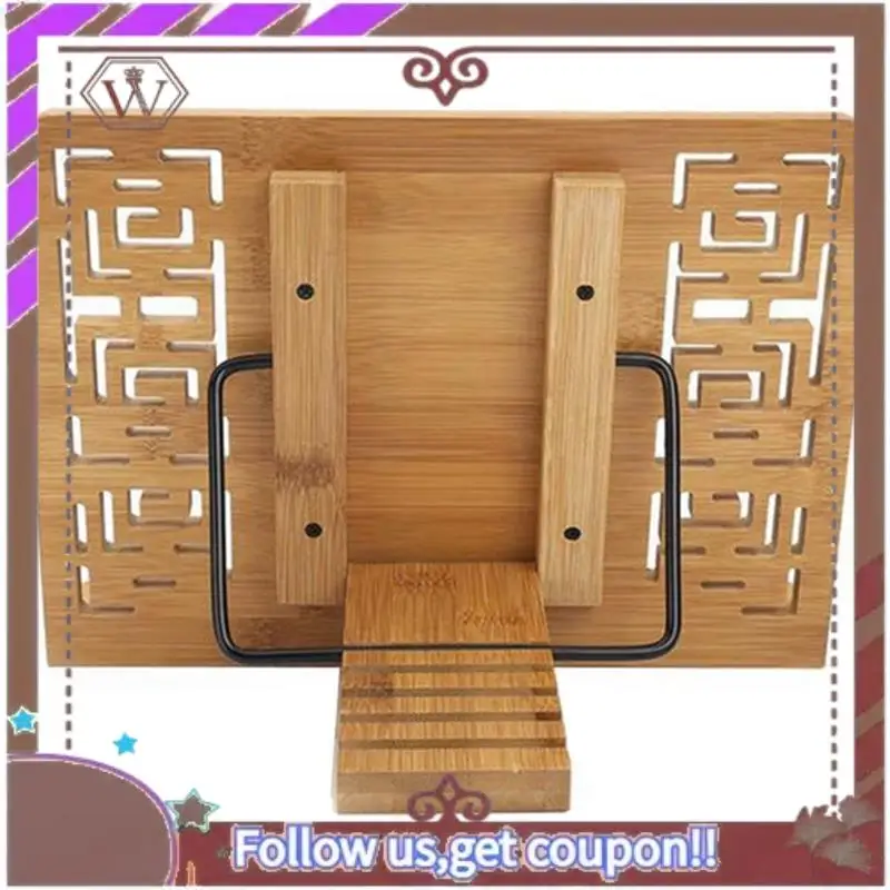 أحدث الكتب المدرسية للكمبيوتر اللوحي القابل للطي/حامل ملفات الموسيقى/خزانة الكتب المكتبية الأنيقة المجوفة الرجعية رف الكتب القراءة رف الكتب