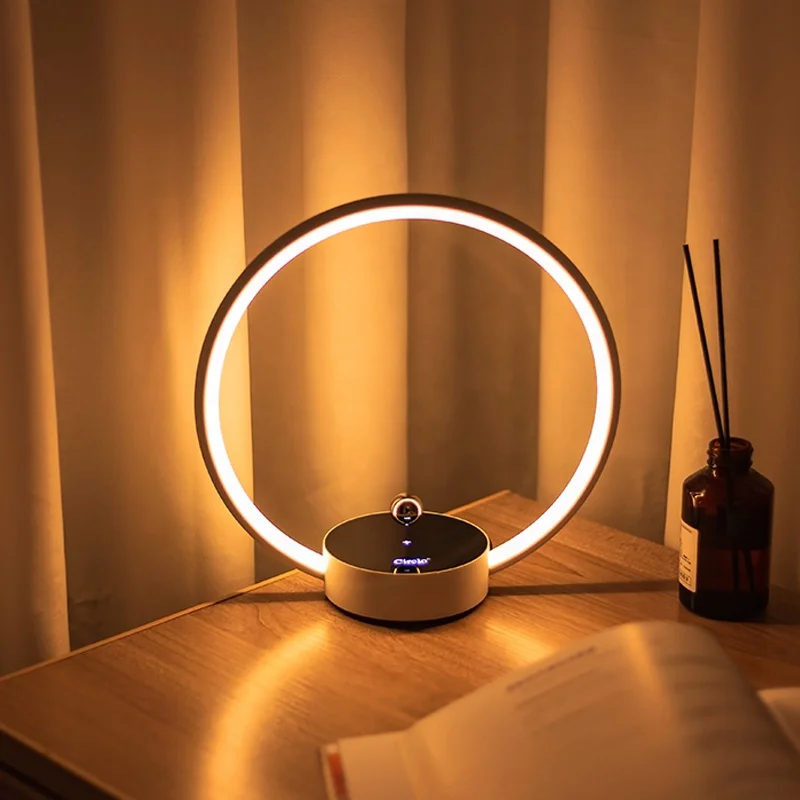 LED Table Lamp Modern Magnetic Levitation Lighting Room Decoration Bedside Lights Levitation Bulb Decorative  A Novelty Gift