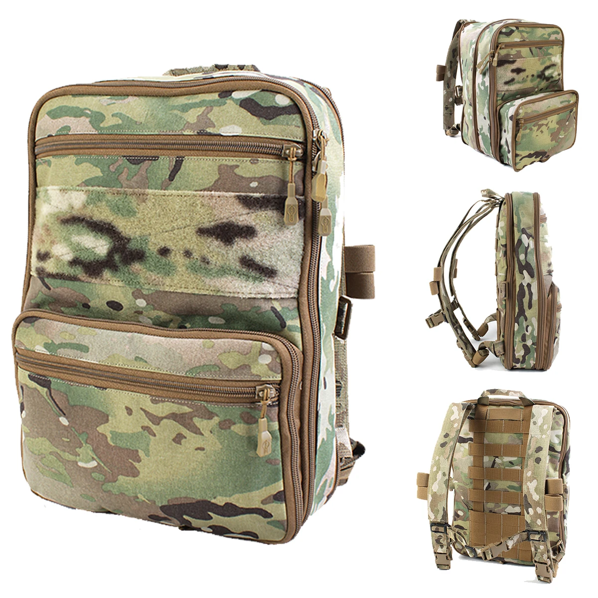 Tactical Expandable Backpack D3 Flat Pack Multifunctional Portable Backpack Travel Bag For Airsoft Paintball Hunting Etc