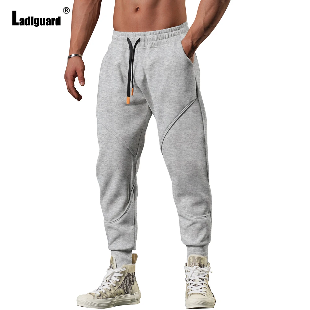 

2024 New Spring Autumn Fashion Leisure Hip Hop Pants Soft Pocket Trouser Plus Size Mens Casual Elastic Waist Running Sweatpants