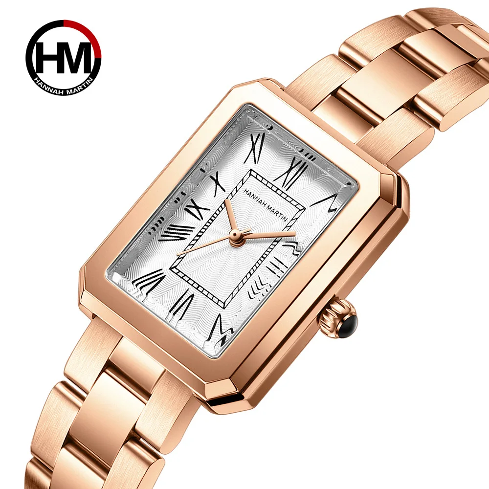 Ladies watches Japanese Movement Watch Women Rectangular Student Fashion Casual Quartz Watch Women alloy stainless steel strap