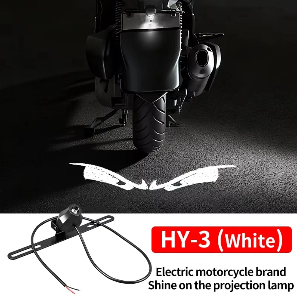 

High Brightness LED Motorcycle License Plate Light with Emblem Projection Design Waterproof IPX6 for Motorcycles