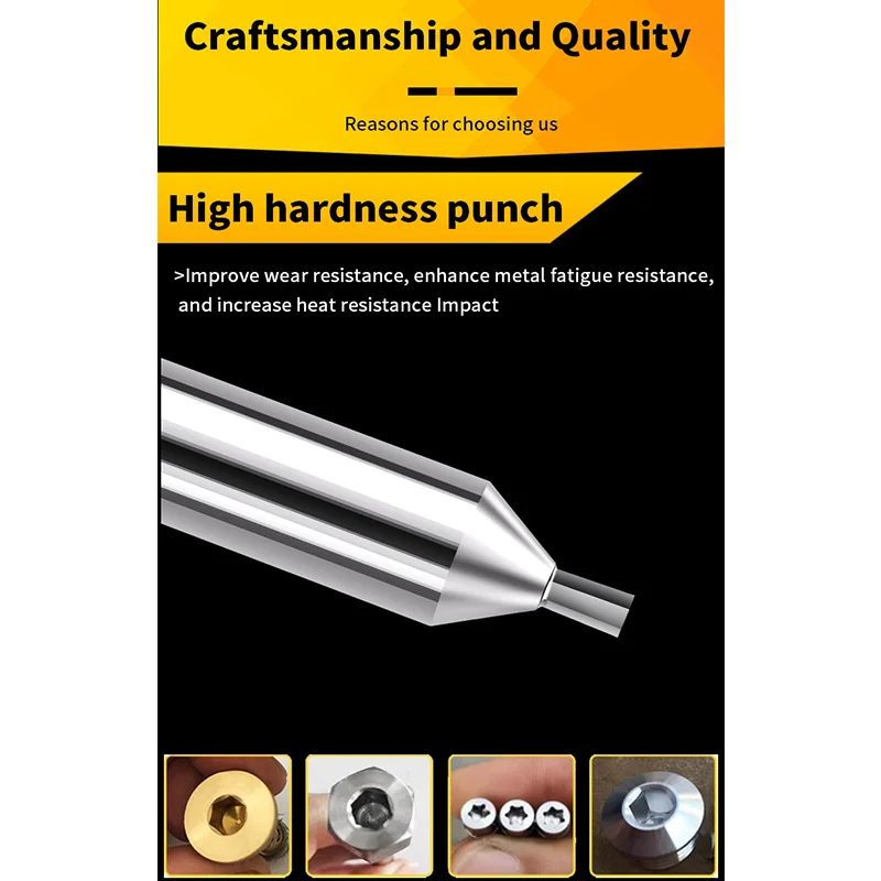 ไม่ได้มาตรฐานที่กําหนดเอง SKH-51 รุ่นของเครื่องเจาะหกเหลี่ยม CNC เครื่องมือเจาะแบบหมุน (สําหรับการประมวลผลทองแดง / อลูมิเนียม)