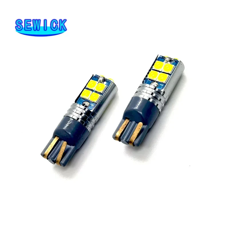 

100 шт., высокое качество, T10 W5W, сверхъяркая купольная лампа для чтения интерьера автомобиля, 168, 194, лампы для парковки, 12 В