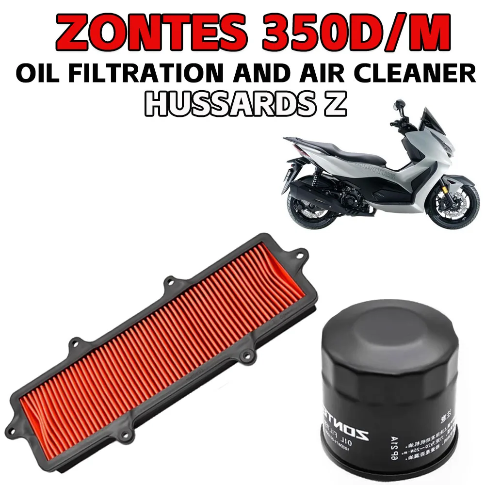 For ZONTES 350D 350 D M350 310M 310T 350 M Motorcycle Oil Filter Element 350D Zontes Air Filter Element Air Filter Accessories