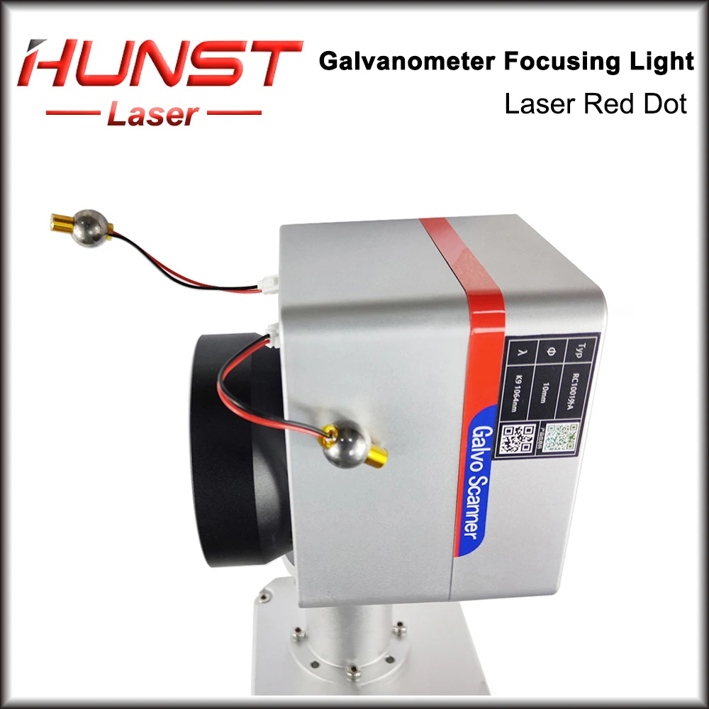 HUNST Laserbeschriftungsmaschine Fokussierlicht für SG7110 RC1001 RC7110 Laser-Galvanometer-Scanner 650 nm Red Dot-Zubehör