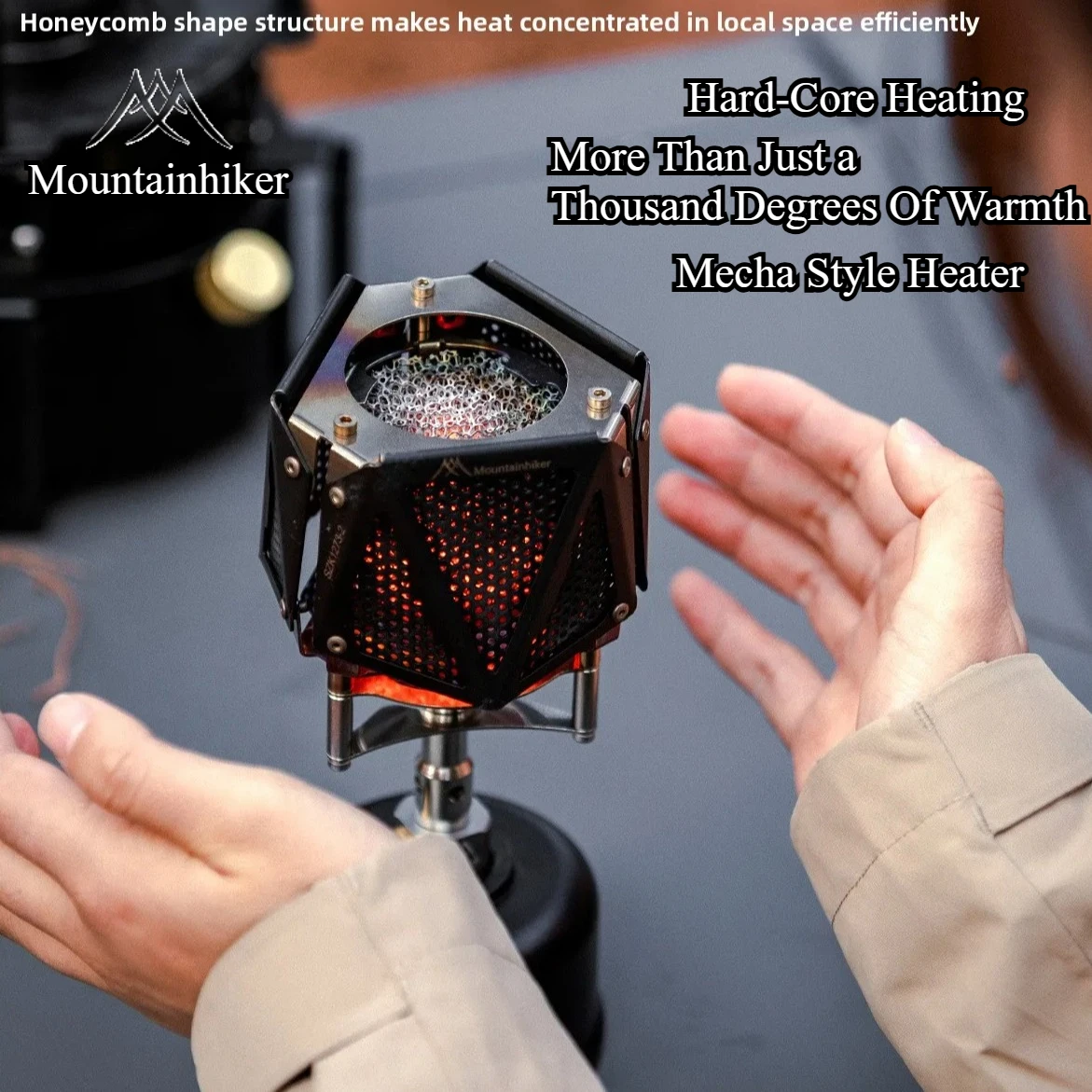 

MOUNTAINHIKER Outdoor Heating Cover Camping Home Office Small Portable Fire Multifunctional Coffee Stove Heating Cover
