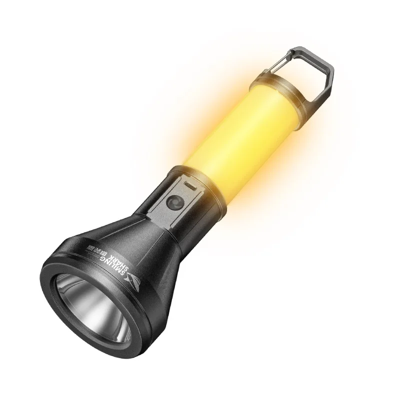 Warm light hook design camping atmosphere light rechargeable LED torch Waterproof Flashlight